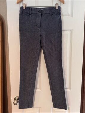 LOFT Charcoal Skinny Ponte Jeans